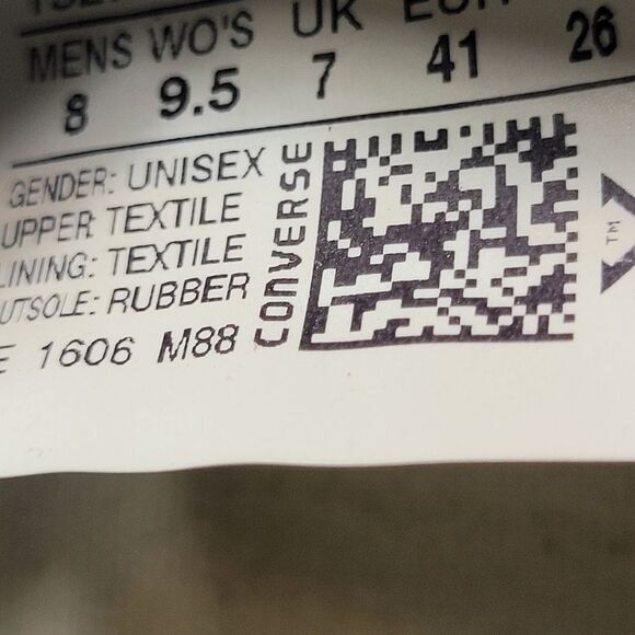 Converse Jack Purcell Womens Size 9.5  Sneaker Blue Slip On Side Elastic Insets - Picture 9 of 9